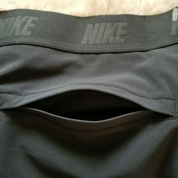 NIKE 831307 010 Flex Women's Sz Large 14.5" Golf Skirt/Skort Black $80+ - Picture 9 of 9
